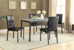 Garza Rectangular Dining Table Black