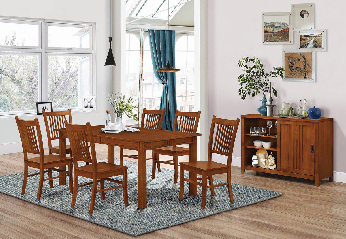 Marbrisa 5-piece Dining Room Set Sienna Brown