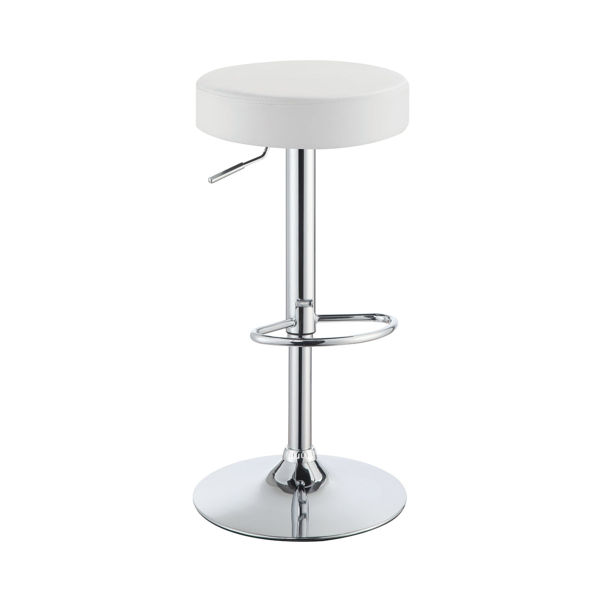 Ramses 29? Adjustable Bar Stool Chrome and White