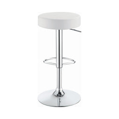 Ramses 29? Adjustable Bar Stool Chrome and White