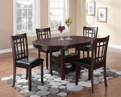 Lavon Dining Table with Storage Espresso