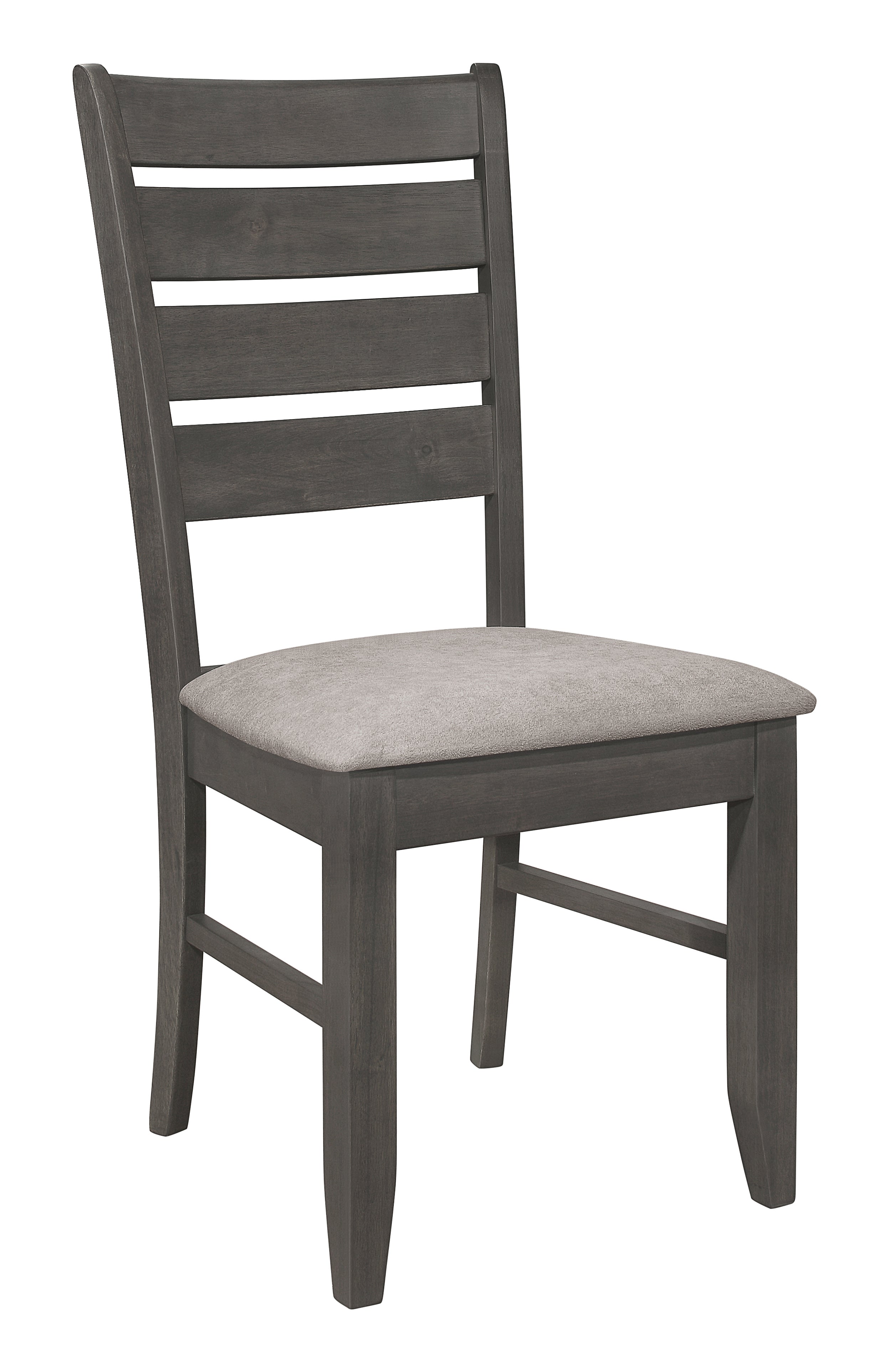 Dalila Ladder Back Side Chairs Cappuccino and Black (Set of 2)