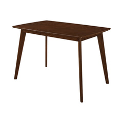 Kersey Dining Table with Angled Legs Chestnut