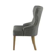 Baney Tufted Upholstered Dining Chair Grey