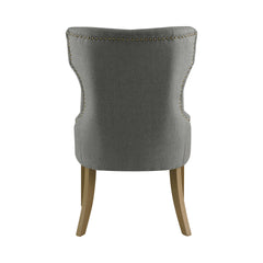 Baney Tufted Upholstered Dining Chair Grey