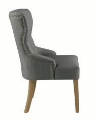 Baney Tufted Upholstered Dining Chair Grey