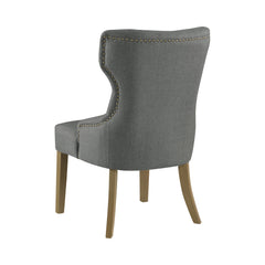 Baney Tufted Upholstered Dining Chair Grey