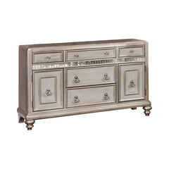 Danette 5-drawer Dining Server Metallic Platinum