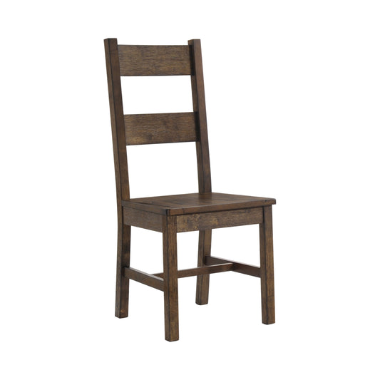 Coleman Dining Side Chairs Rustic Golden Brown (Set of 2)