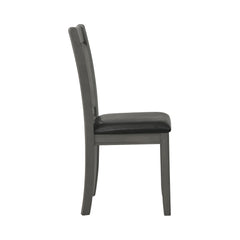 Lavon Padded Dining Side Chairs Espresso and Medium Grey (Set of 2)