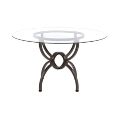 Aviano Dining Table Base Gunmetal