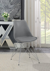 Juniper Upholstered Side Chairs Grey (Set of 2)