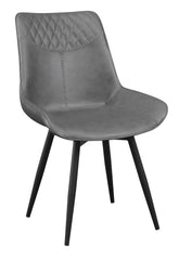 Brassie Upholstered Side Chairs Grey (Set of 2)