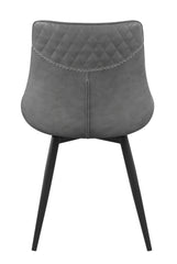 Brassie Upholstered Side Chairs Grey (Set of 2)