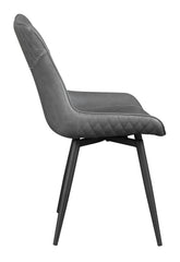 Brassie Upholstered Side Chairs Grey (Set of 2)