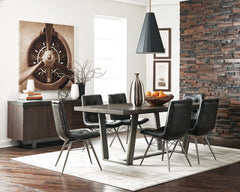 Aiken Tufted Dining Chairs Charcoal (Set of 4)