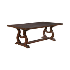 Brockway Cove Trestle Dining Table Antique Java