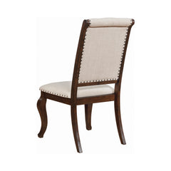 Brockway Cove Tufted Dining Chairs Cream and Antique Java (Set of 2)
