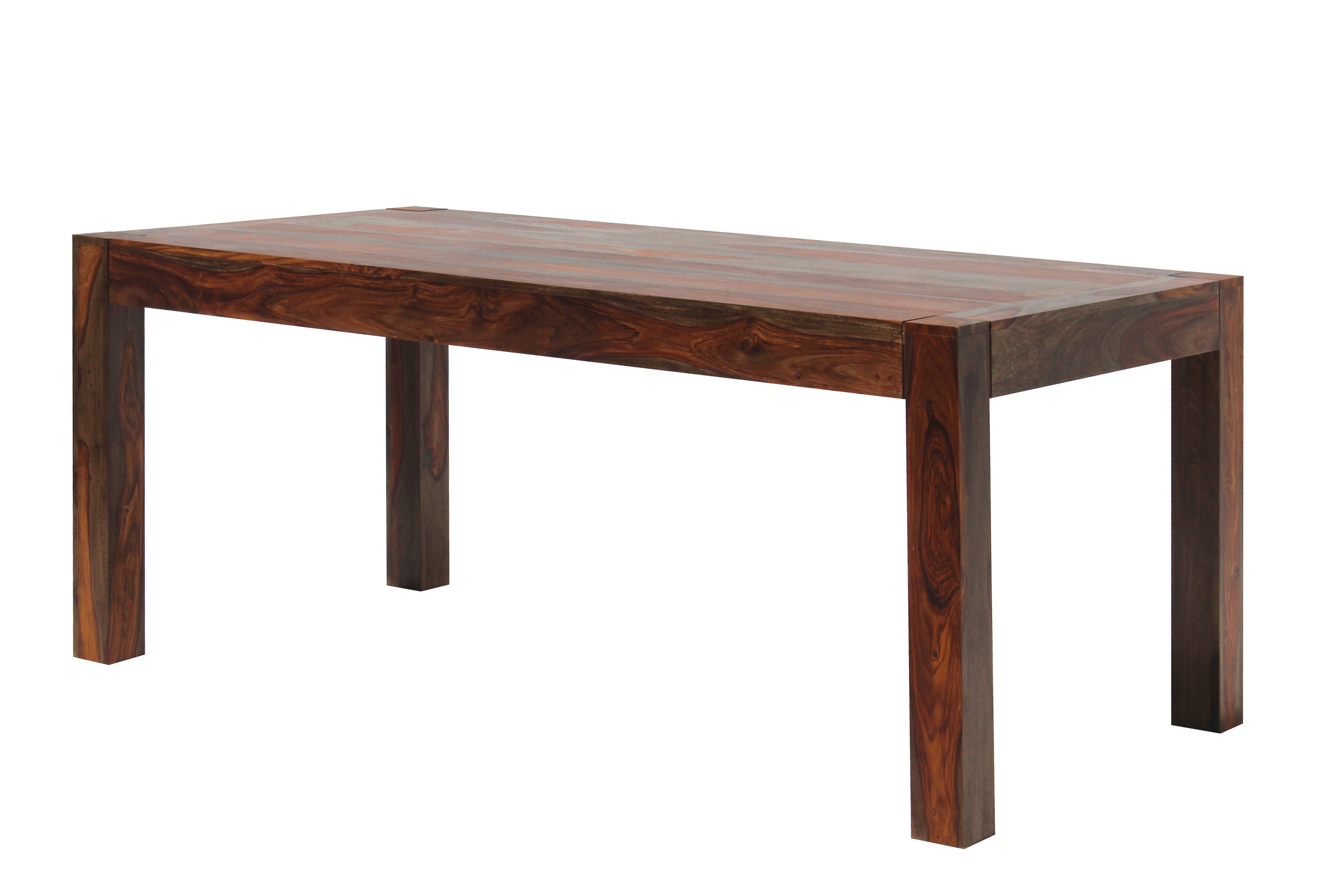 Keats Rectangular Dining Table Warm Chestnut