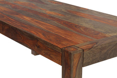 Keats Rectangular Dining Table Warm Chestnut