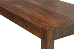 Keats Rectangular Dining Table Warm Chestnut