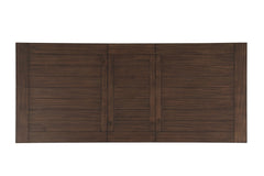 Madelyn Dining Table with Extension Leaf Dark Cocoa and Coastal White