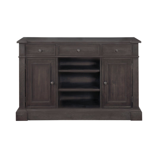 Phelps 2-door Rectangular Server Antique Noir