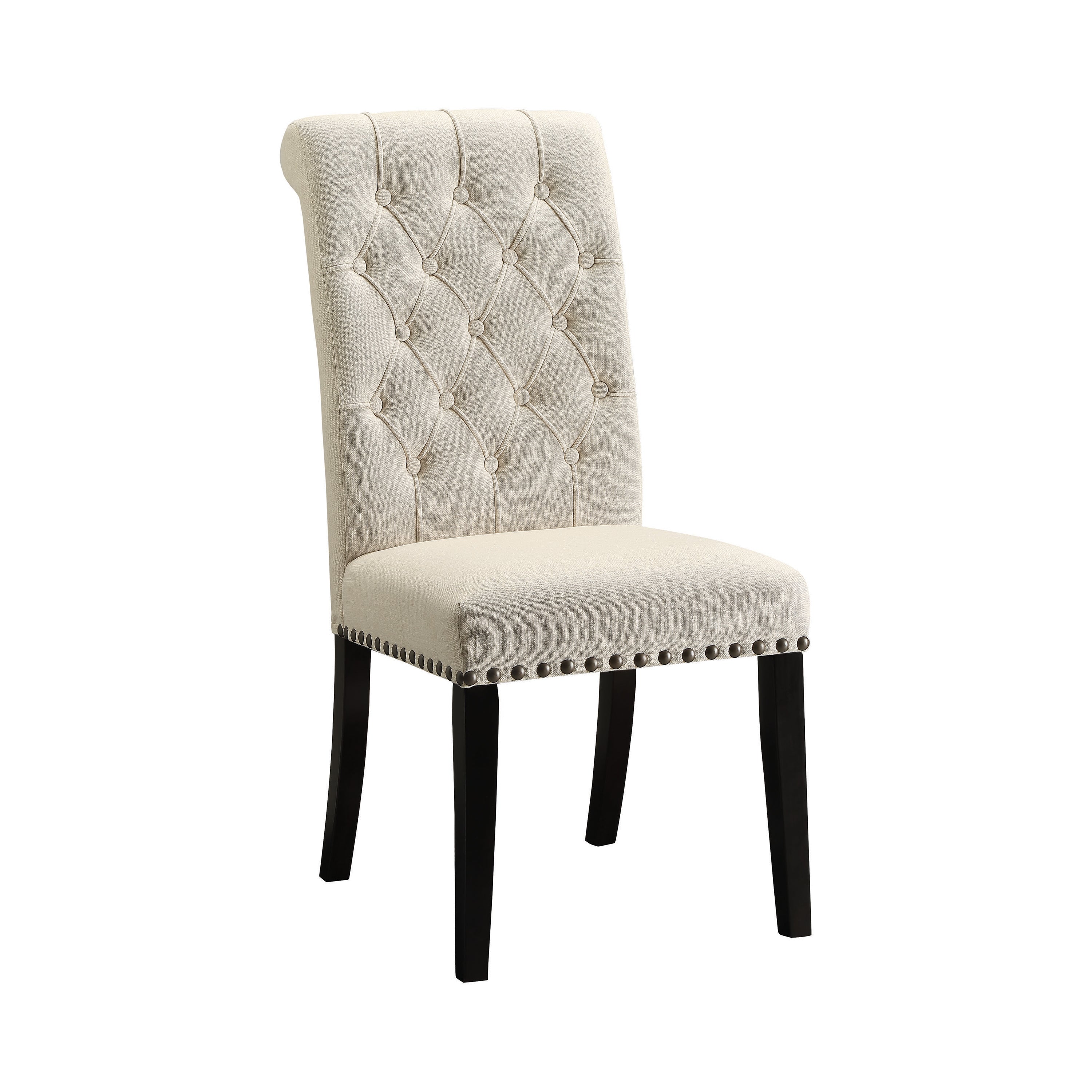 Mapleton Tufted Back Upholstered Side Chairs Beige (Set of 2)