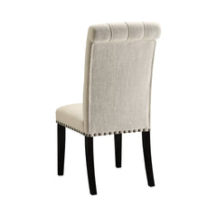 Mapleton Tufted Back Upholstered Side Chairs Beige (Set of 2)