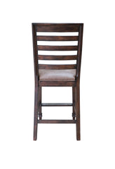 Avenue Ladder Back Counter Height Chairs Brown (Set of 2)