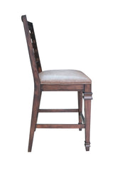 Avenue Ladder Back Counter Height Chairs Brown (Set of 2)