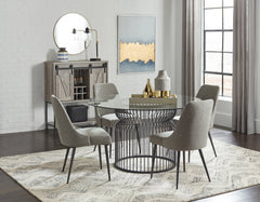 Granvia Round Dining Table Base Gunmetal