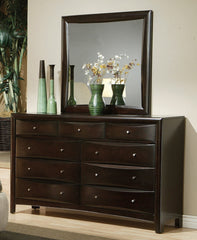 Phoenix 9-drawer Dresser Deep Cappuccino