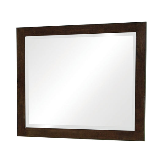 Jessica Rectangular Wall Mirror Cappuccino