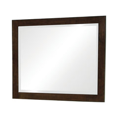 Jessica Rectangular Wall Mirror Cappuccino