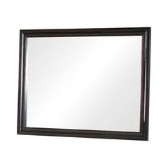 Barzini Rectangular Mirror Black