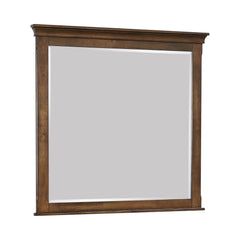 Franco Rectangular Mirror Burnished Oak