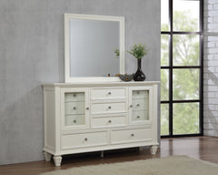 Sandy Beach 11-drawer Rectangular Dresser White