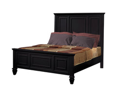 Sandy Beach Bedroom Set with High Headboard