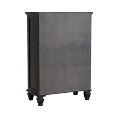 Sandy Beach 5-drawer Chest Black