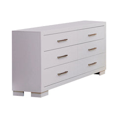 Jessica Bedroom Set with Nightstand Panels White