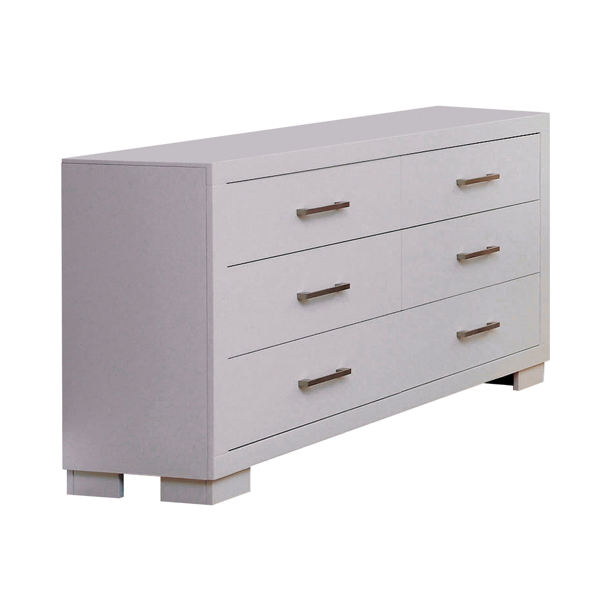 Jessica 6-drawer Dresser White