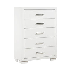 Jessica 5-drawer Chest White