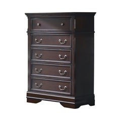 Cambridge Carved Bedroom Set Cappuccino