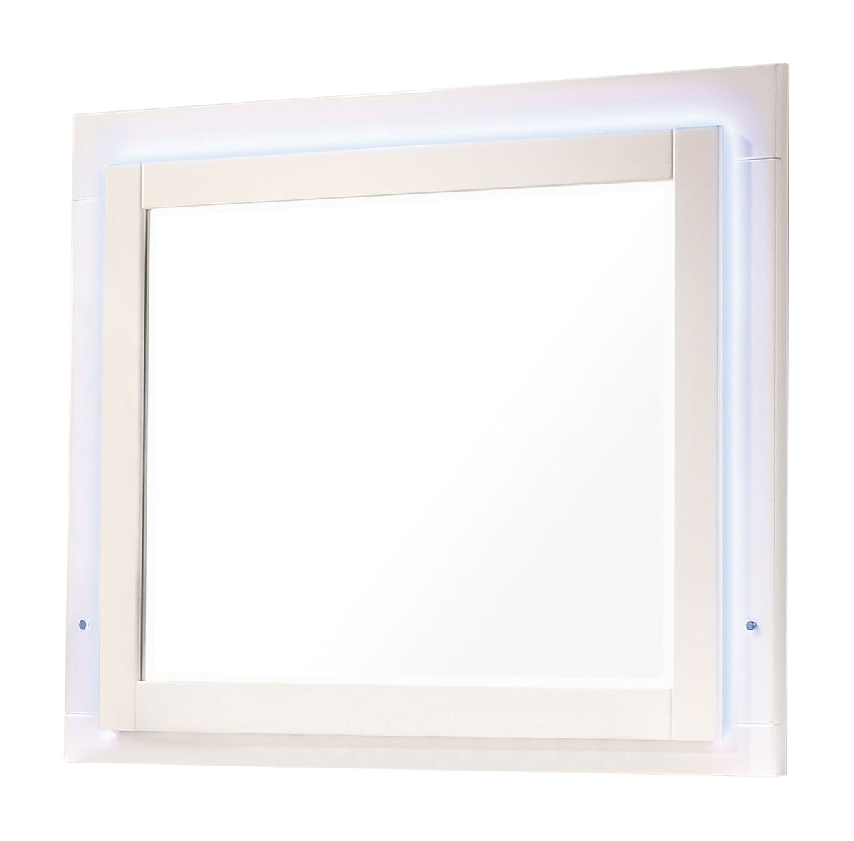 Felicity Rectangle Dresser Mirror Glossy White