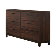 Edmonton Bedroom Set Rustic Tobacco and Dark Bronze