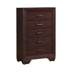 Kauffman Storage Bedroom Set with High Straight Headboard