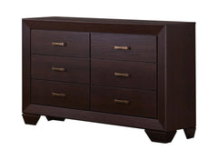 Kauffman Bedroom Set with High Straight Headboard