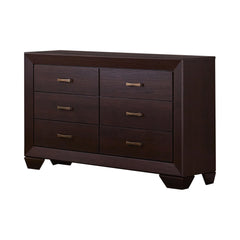 Kauffman Bedroom Set with High Straight Headboard