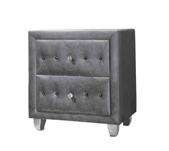 Deanna Queen Tufted Upholstered Bed Grey